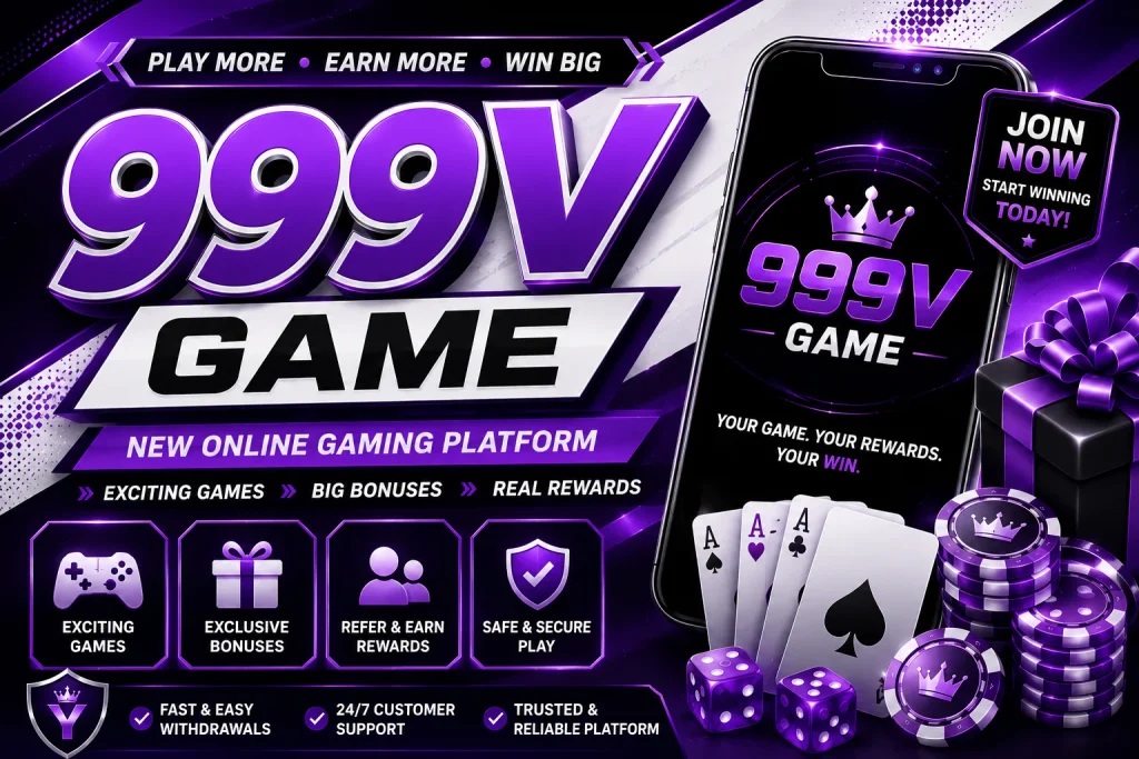 999V game platform banner